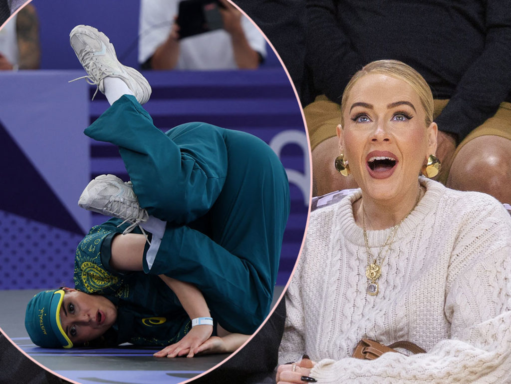 Adele Shouts Out 'So F**king Funny' Viral Olympics Breakdancer Raygun: 'Made Me Very Happy'