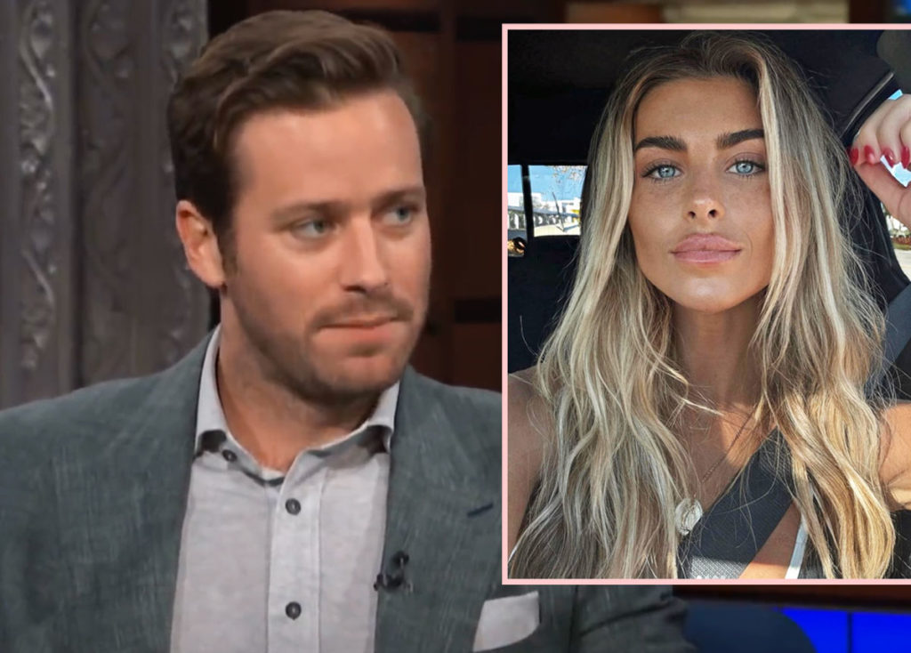 Armie Hammer ADMITS To Branding Ex With A Knife -- But Downplays It In The Most Disgusting Way!