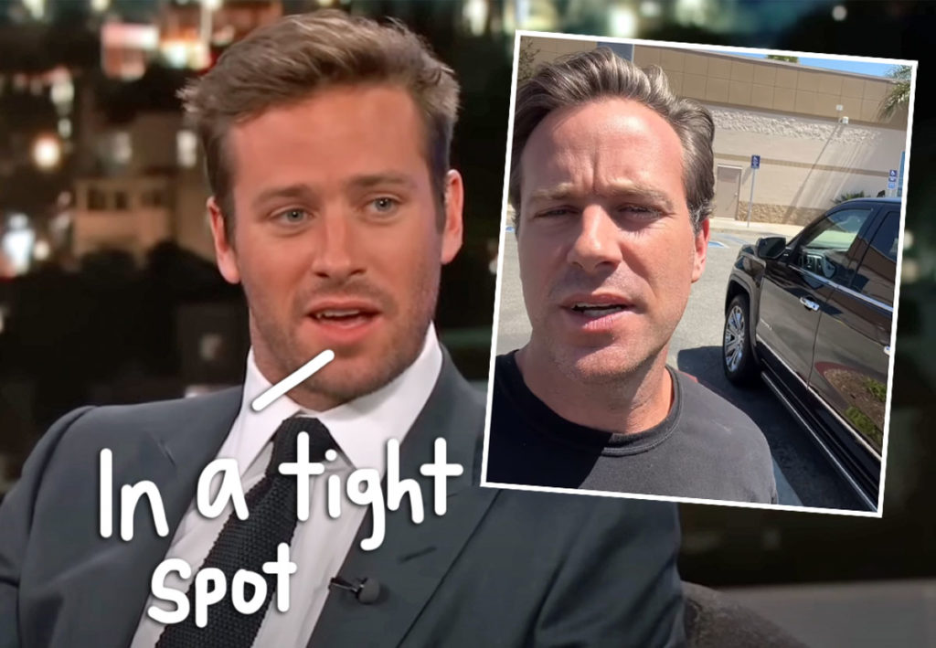 Armie Hammer Is Selling His Truck Because He ‘Can’t Afford’ Gas