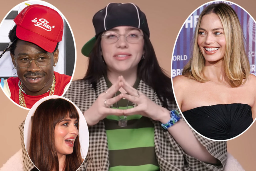 Watch Billie Eilish Prank Call Margot Robbie & More In PAINFULLY AWKWARD Elle Video!