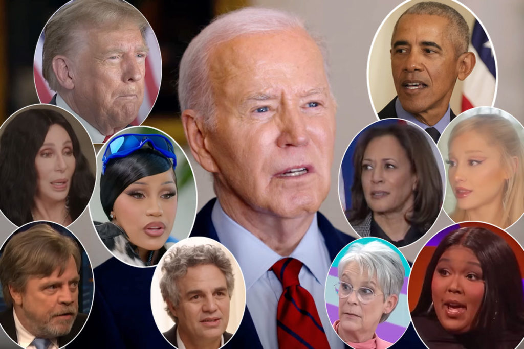 Celebs React To Joe Biden Dropping Out Of Presidential Race!