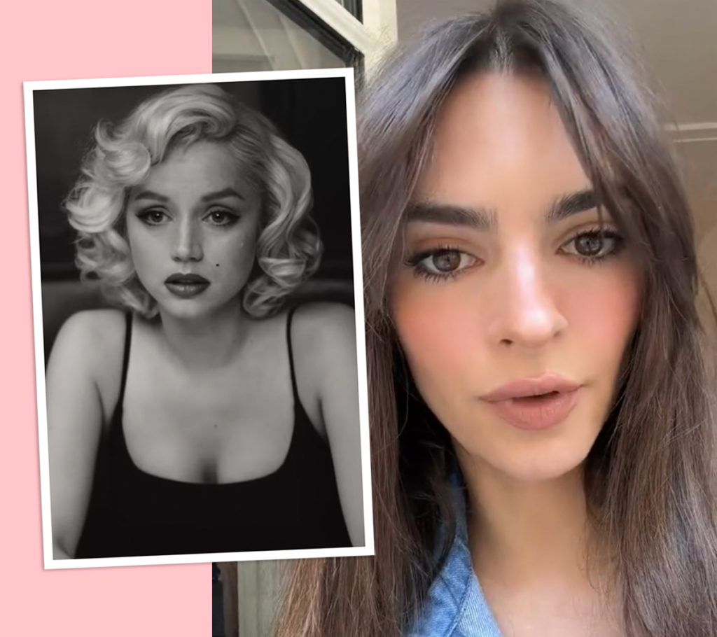 Emily Ratajkowski BLASTS Marilyn Monroe Biopic Blonde For ‘Fetishizing Female Pain’!