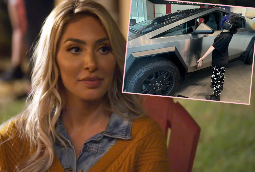 Farrah Abraham Bought Daughter Sophia, 15, Her First Car -- A Dangerous $123k Cybertruck!