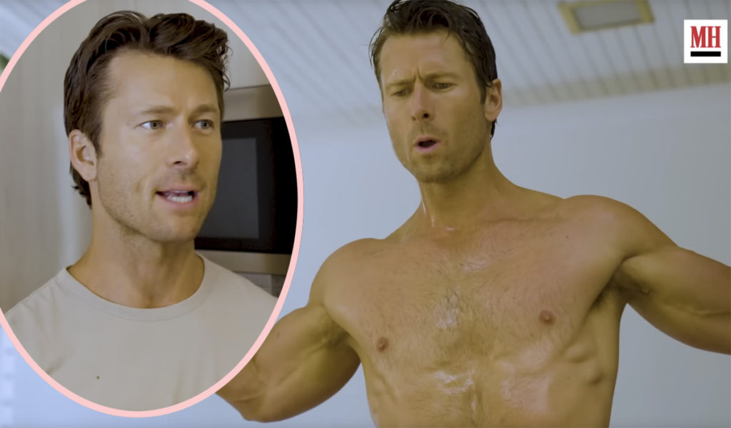 Glen Powell Nude Mens Health Face Photo Meme