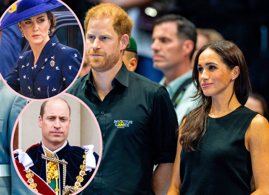 Prince Harry & Meghan Markle Willing To Give William & Catherine ‘Space’ Amid Her Cancer Battle -- If That’s What They ‘Want’! 