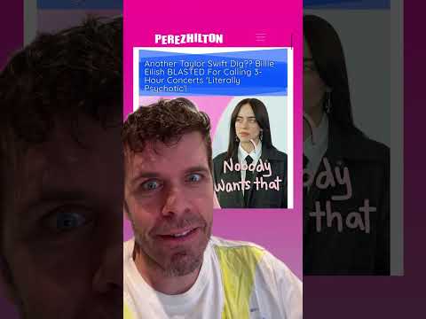 Billie Eilish Attacks Taylor Swift - AGAIN! Desperate???