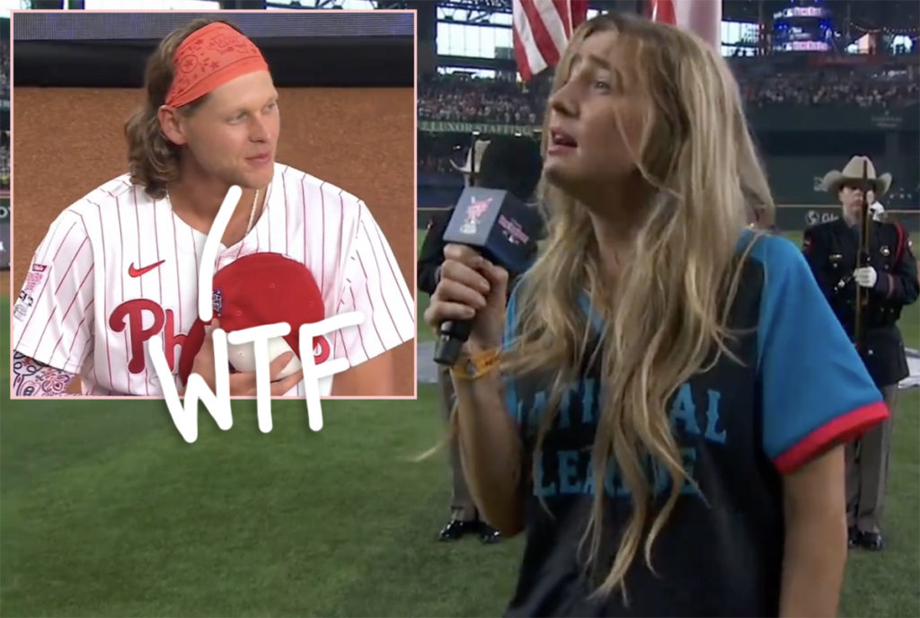 You Have GOT To Hear Ingrid Andress' National Anthem Performance At MLB's Home Run Derby -- OOF!!