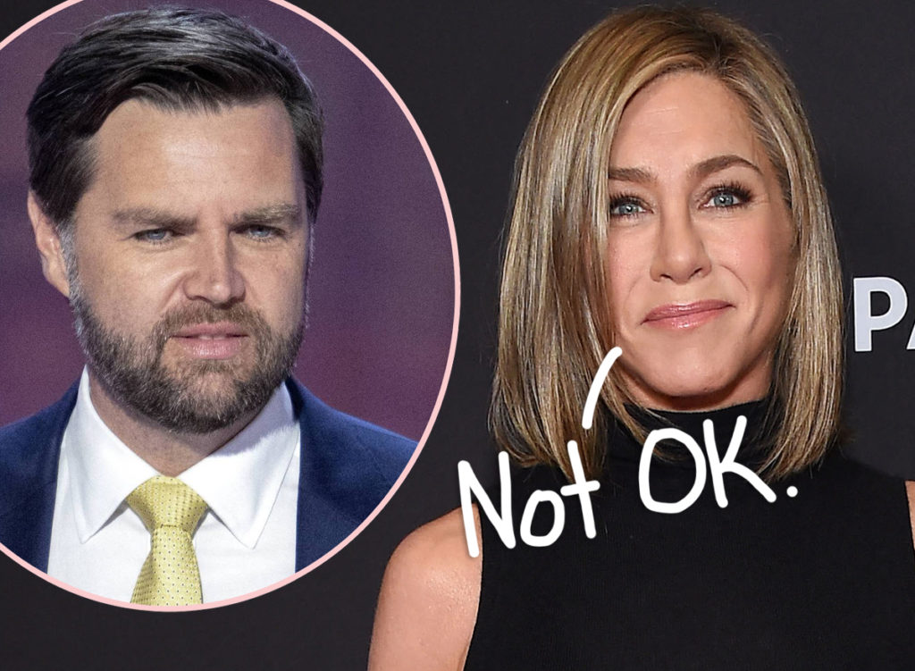 Jennifer Aniston Slams Republican VP Candidate JD Vance For HORRIFIC Comments About Women Without Children!