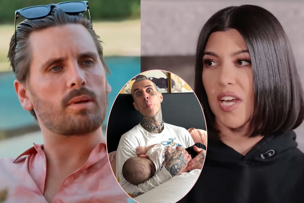 Kourtney Kardashian Snubs Baby Daddy Scott Disick On Father's Day