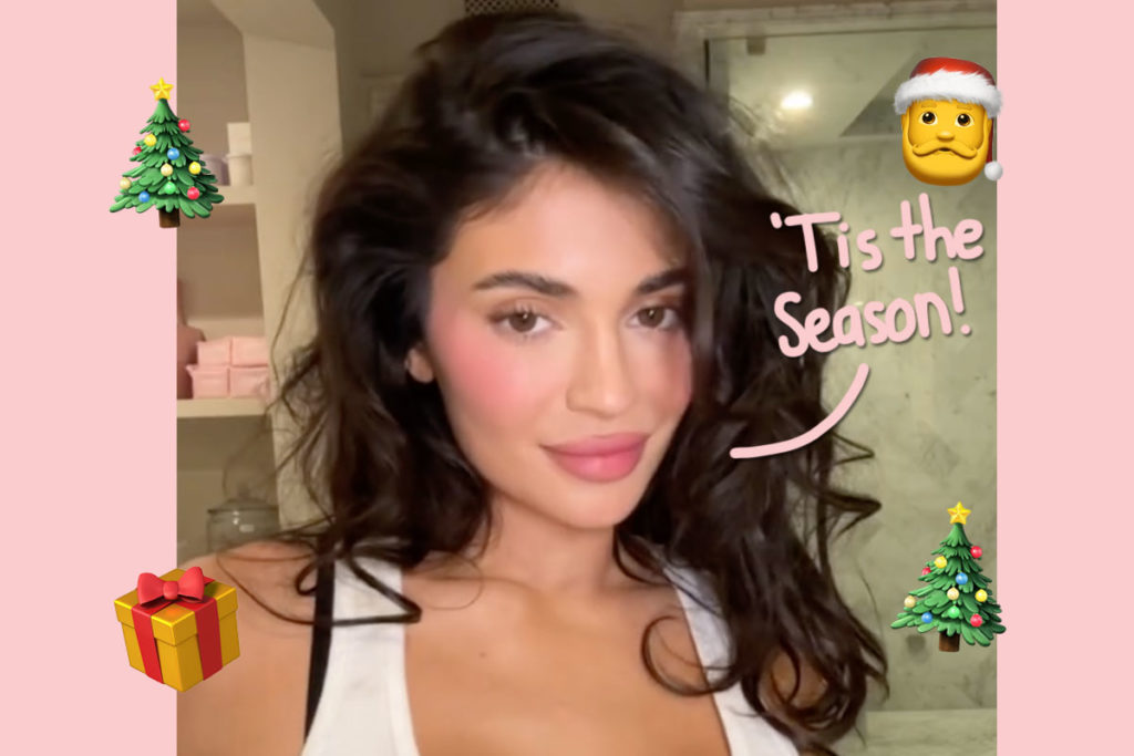 Kylie Jenner Shares Peek Of This Year’s ENORMOUS Christmas Tree! LOOK!