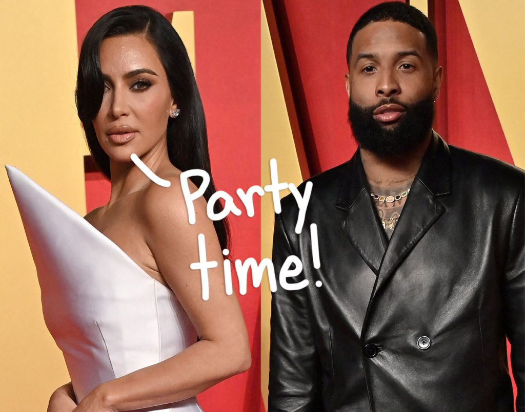 Kim Kardashian & Odell Beckham Jr. Fuel Romance Rumors After Leaving Oscars Party Together!