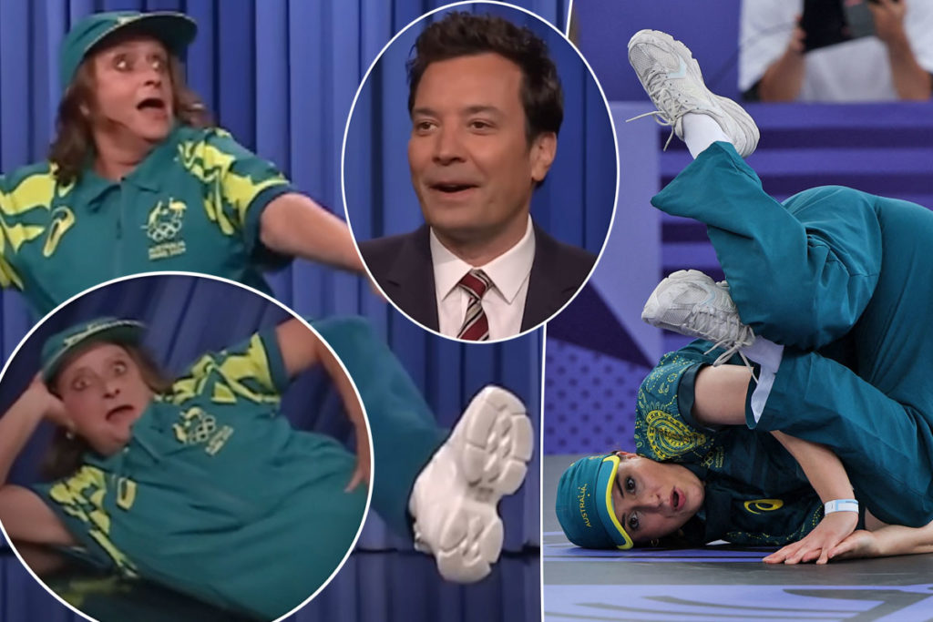 SNL Alum Rachel Dratch Crashes Tonight Show To Parody Viral Olympic Breakdancer Raygun! WATCH!