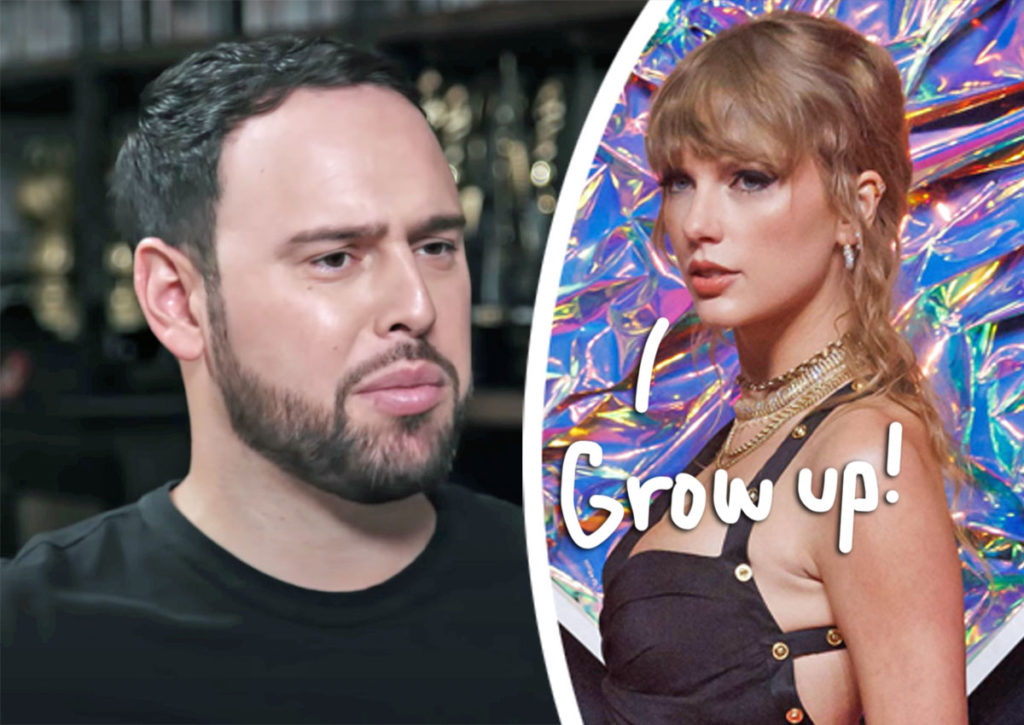 Scooter Braun Pokes The Bear With Taylor Swift Party Comment!