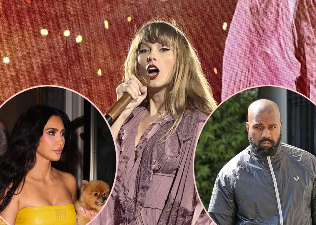 Taylor Swift Ends Her Feud With Kim Kardashian -- But NOT With Ye!