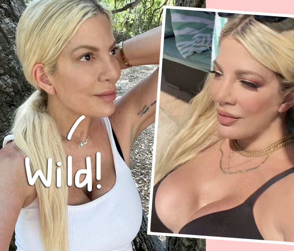 Tori Spelling Reveals She Once Got a Boob Job at a Local Strip Mall