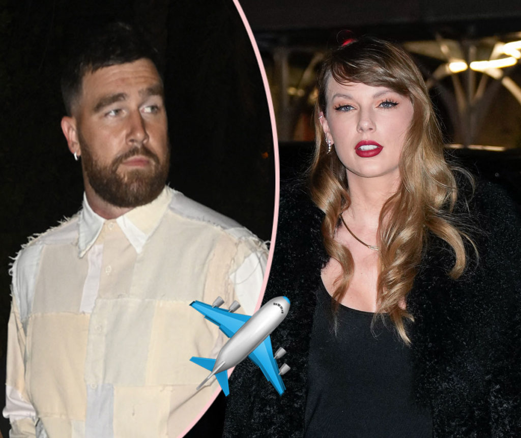 Gotta Run! Travis Kelce Spotted Jetting From Taylor Swift's Rhode Island Mansion In Early Morning Hours After Party!