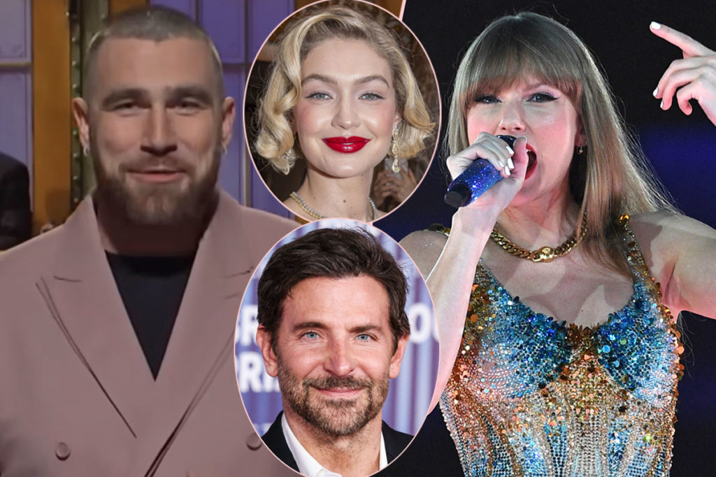 Travis Kelce Dances With Gigi Hadid & Bradley Cooper At Taylor Swift’s Eras Tour Show In Paris -- Here’s Why It Was So Special!