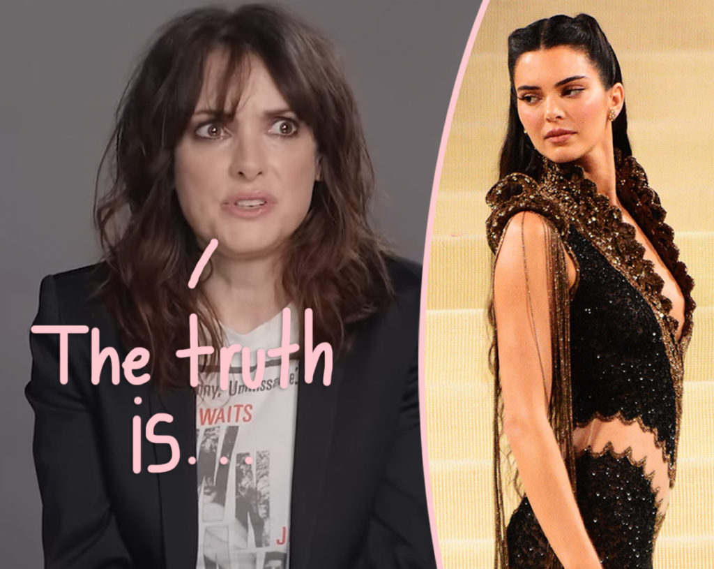 Winona Ryder VS Kendall Jenner?! Beetlejuice Star Calls BS On Model's Met Gala Dress Claim!